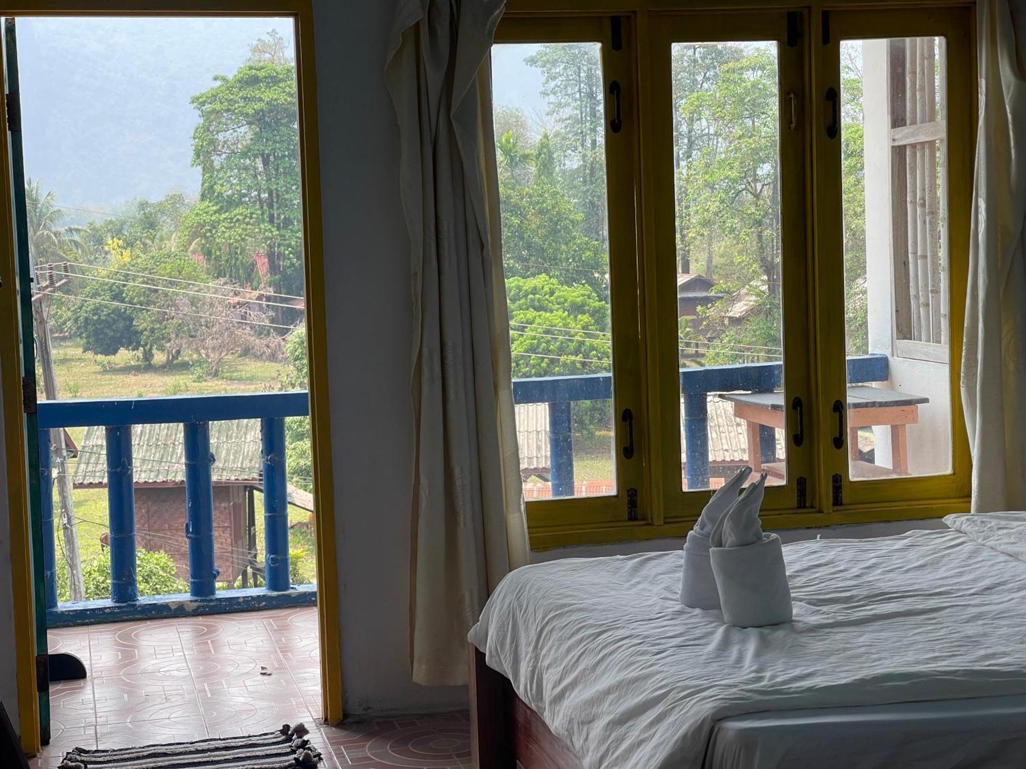 Blue Sunset Hostel Vang Vieng Eksteriør billede